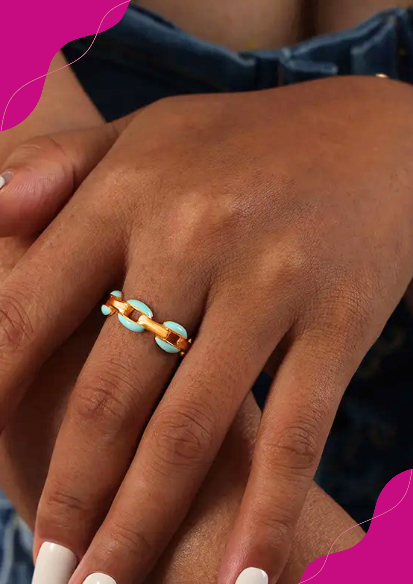 Anillos Cadenita de Plata